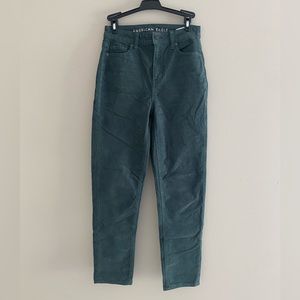 Green American Eagle Corduroys